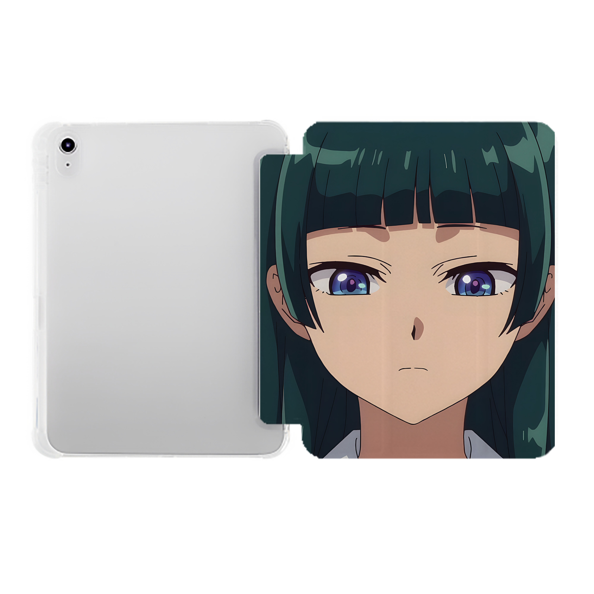 （画像用） 薬屋のひとりごと The Apothecary Diaries IPad ケース ペン収納付き 三つ折りスタンド PUレザー×シリコン 対応機種9.5/10.5/10.9インチ